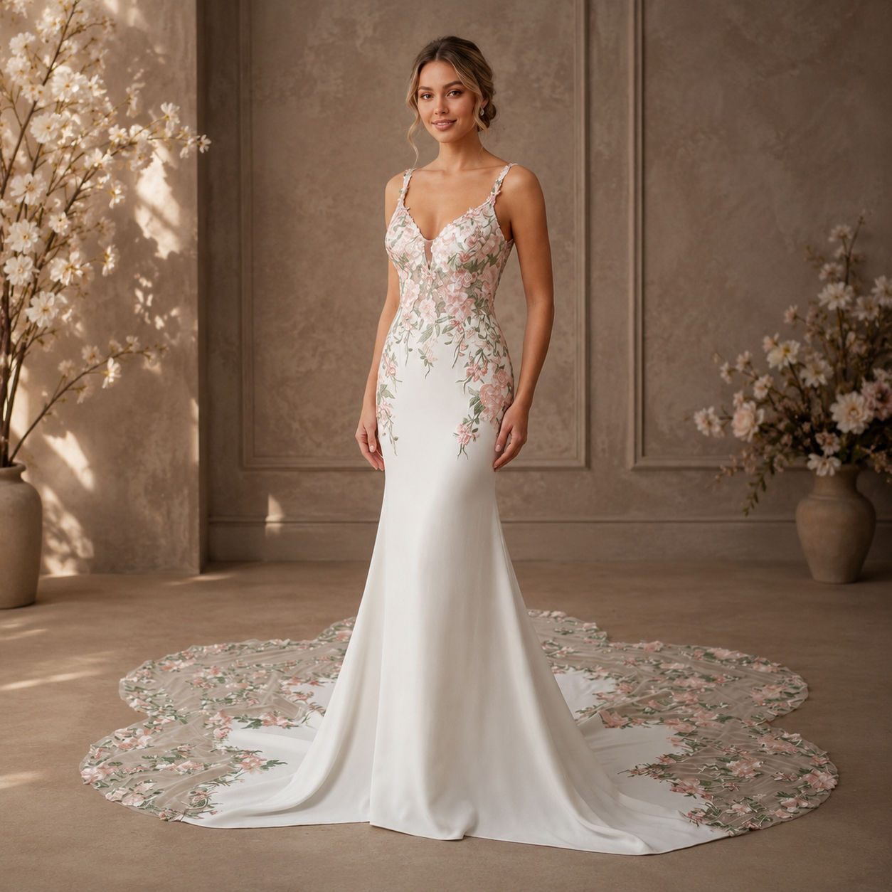 Briar Rose Floral Wedding Dress