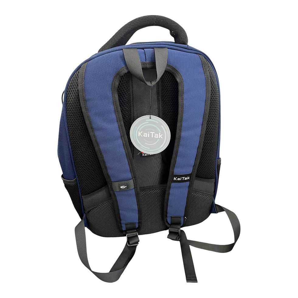 Thumbnail: XL Pinstripe Backpack with Charging Port