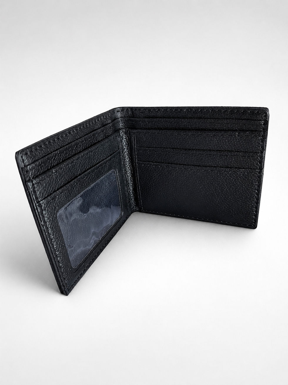 Thumbnail: Black interior of Cornish National tartan wallet