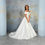 Thumbnail: Off-the-shoulder Mikado A-line wedding dress