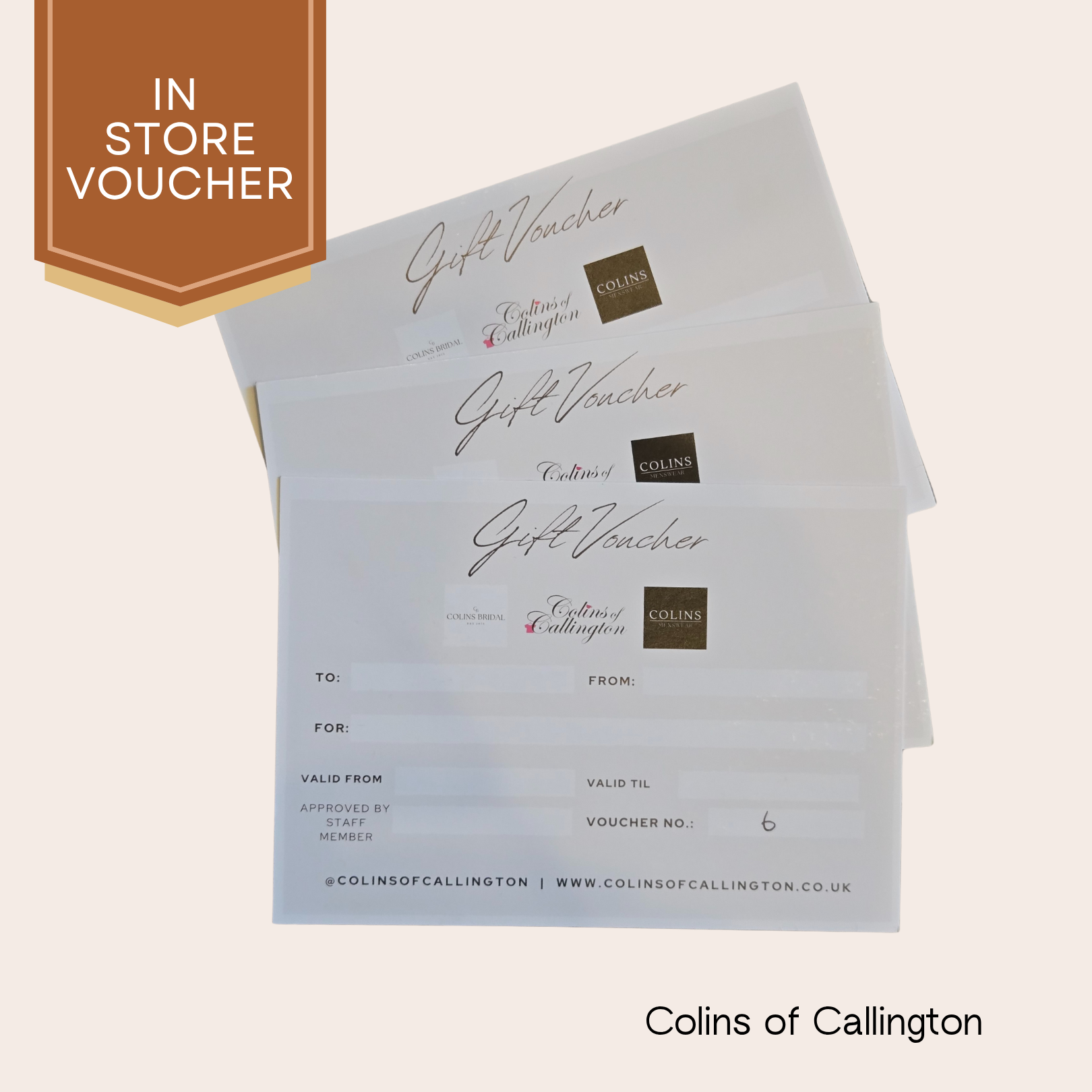 Gift Voucher - In store ONLY