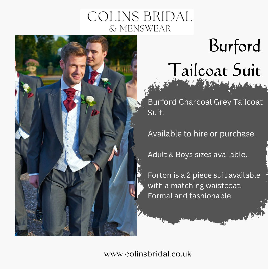 Charcoal Grey Mohair Tailcoat