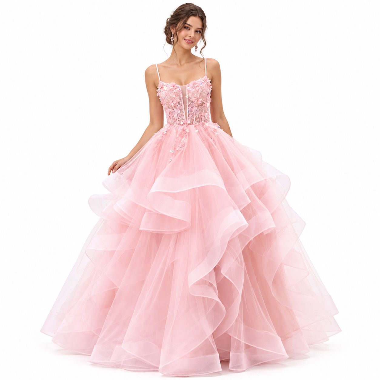 Peaches – Blush Pink Prom Dress