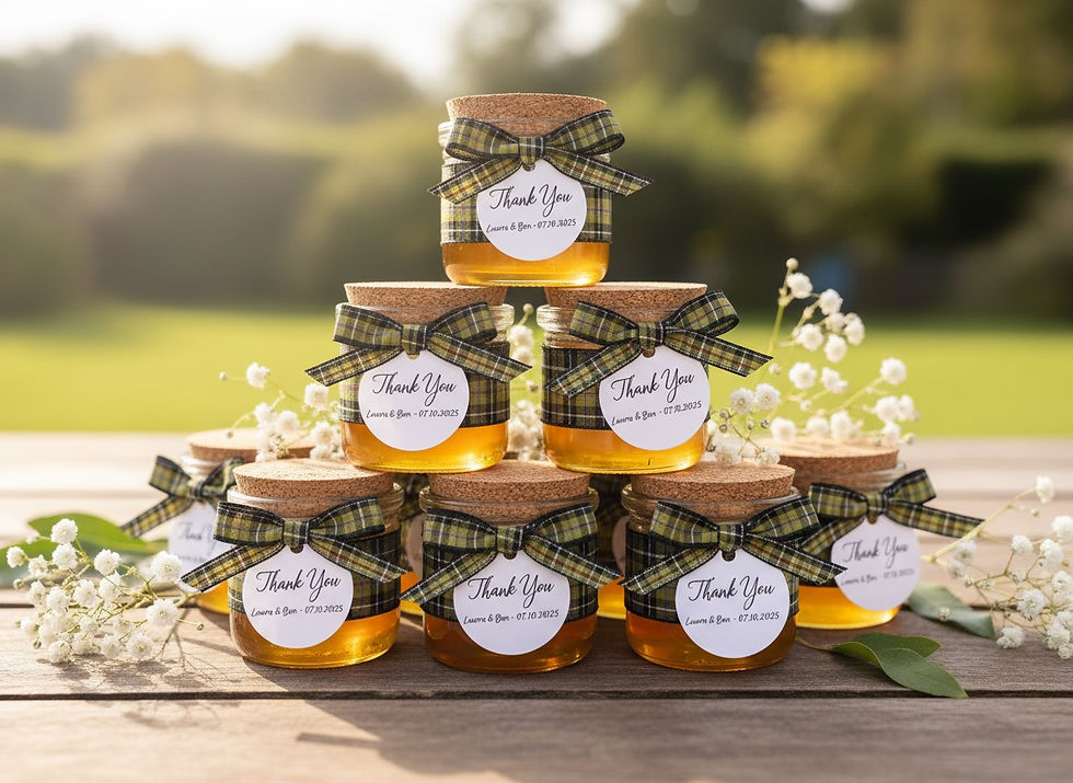 Cornish tartan wedding gift