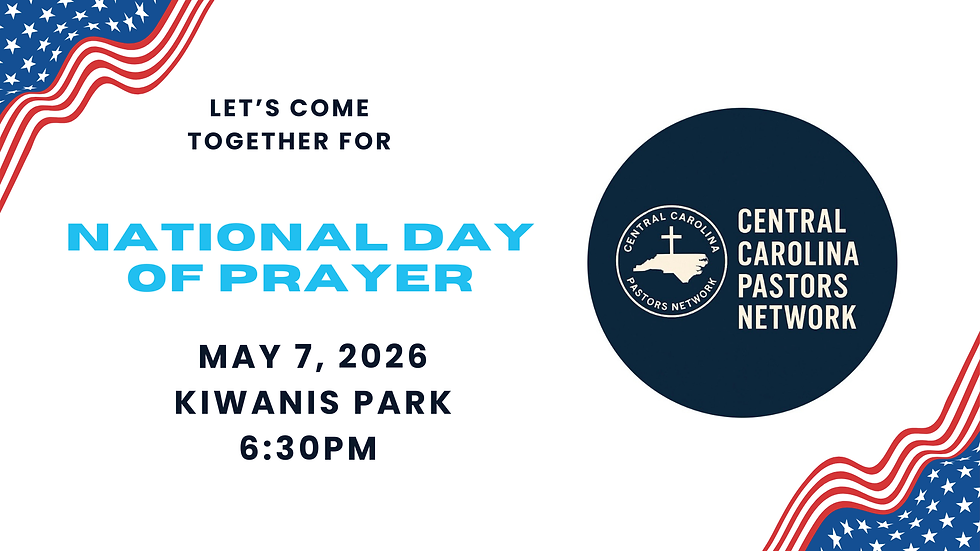 National Day of Prayer _Central Carolina Pastors Network