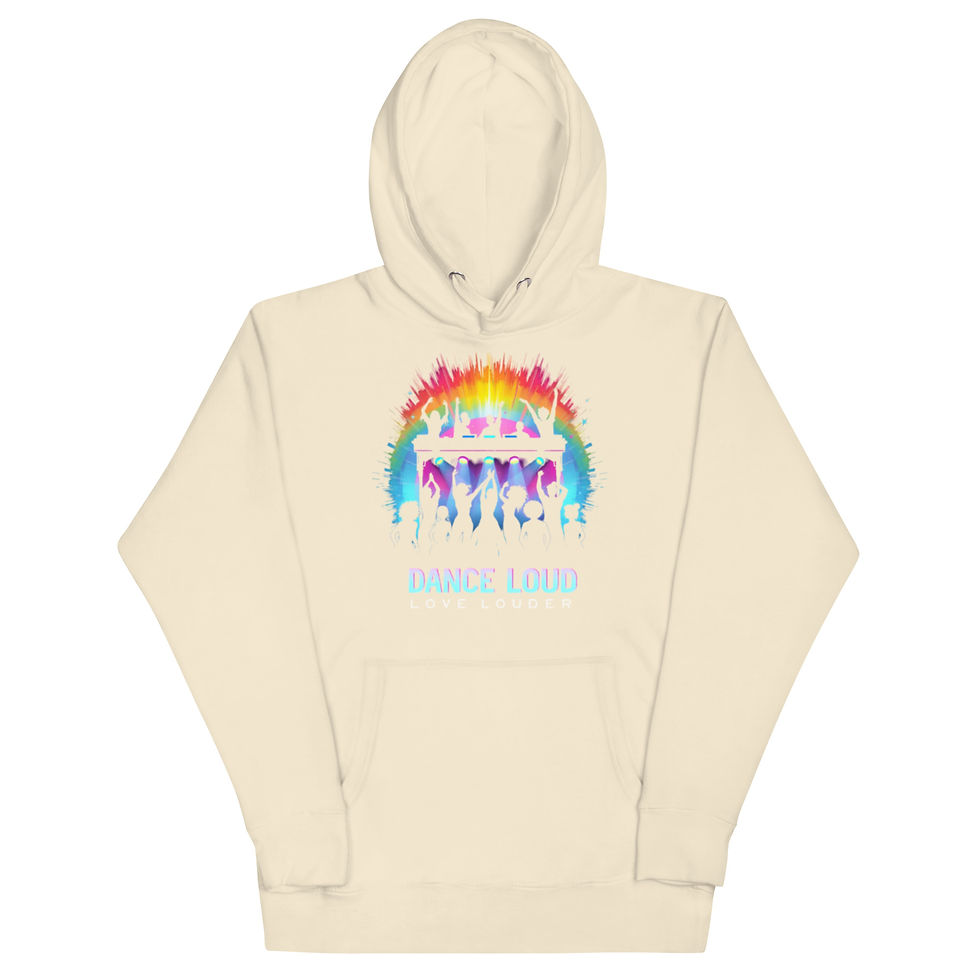 Thumbnail: Dance Loud/Love Loud Unisex Hoodie