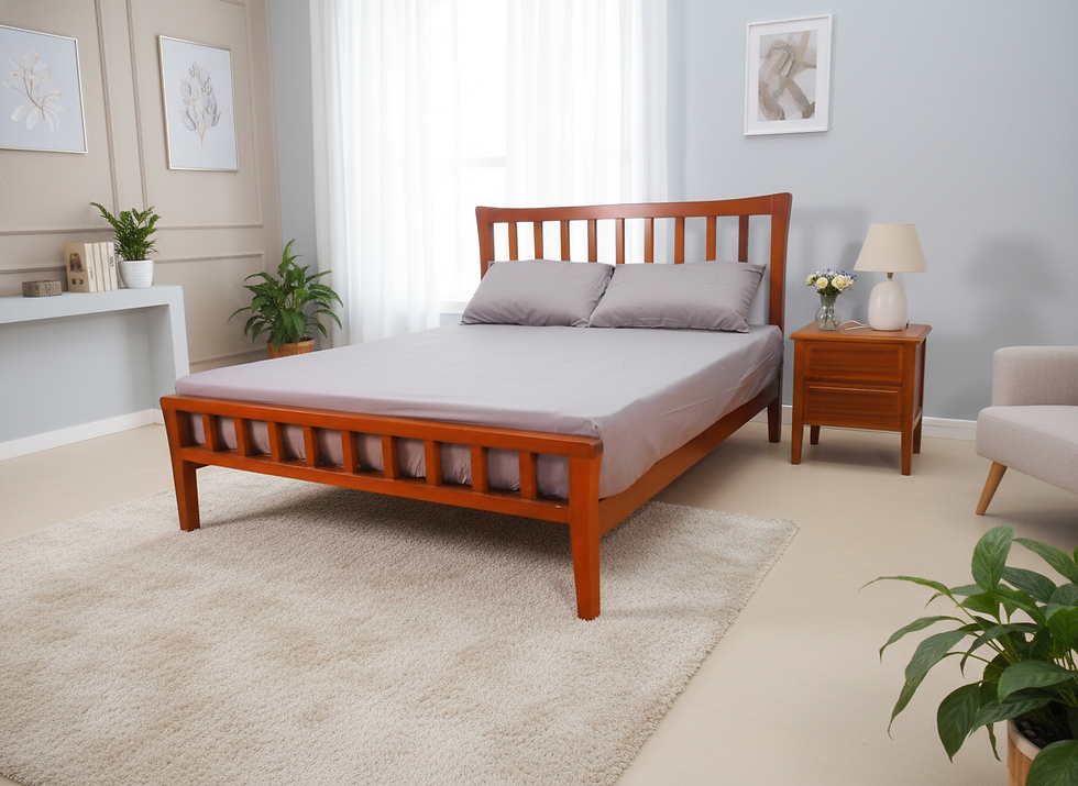 縮圖：皇冠實木床架-雙人標準5x6