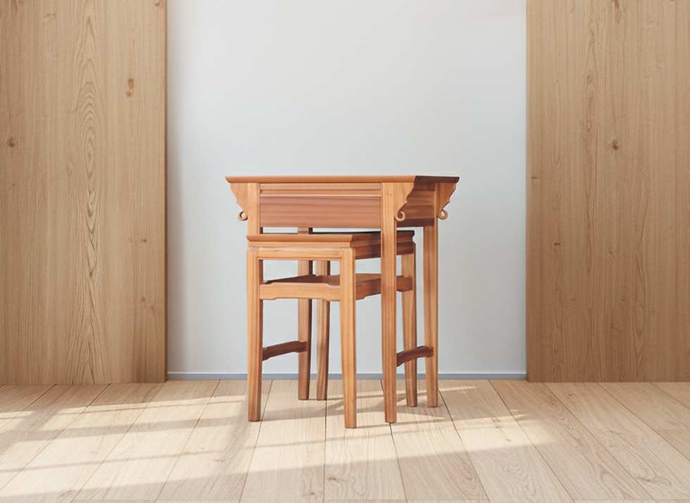 如意小神桌2尺9-榫卯桌面