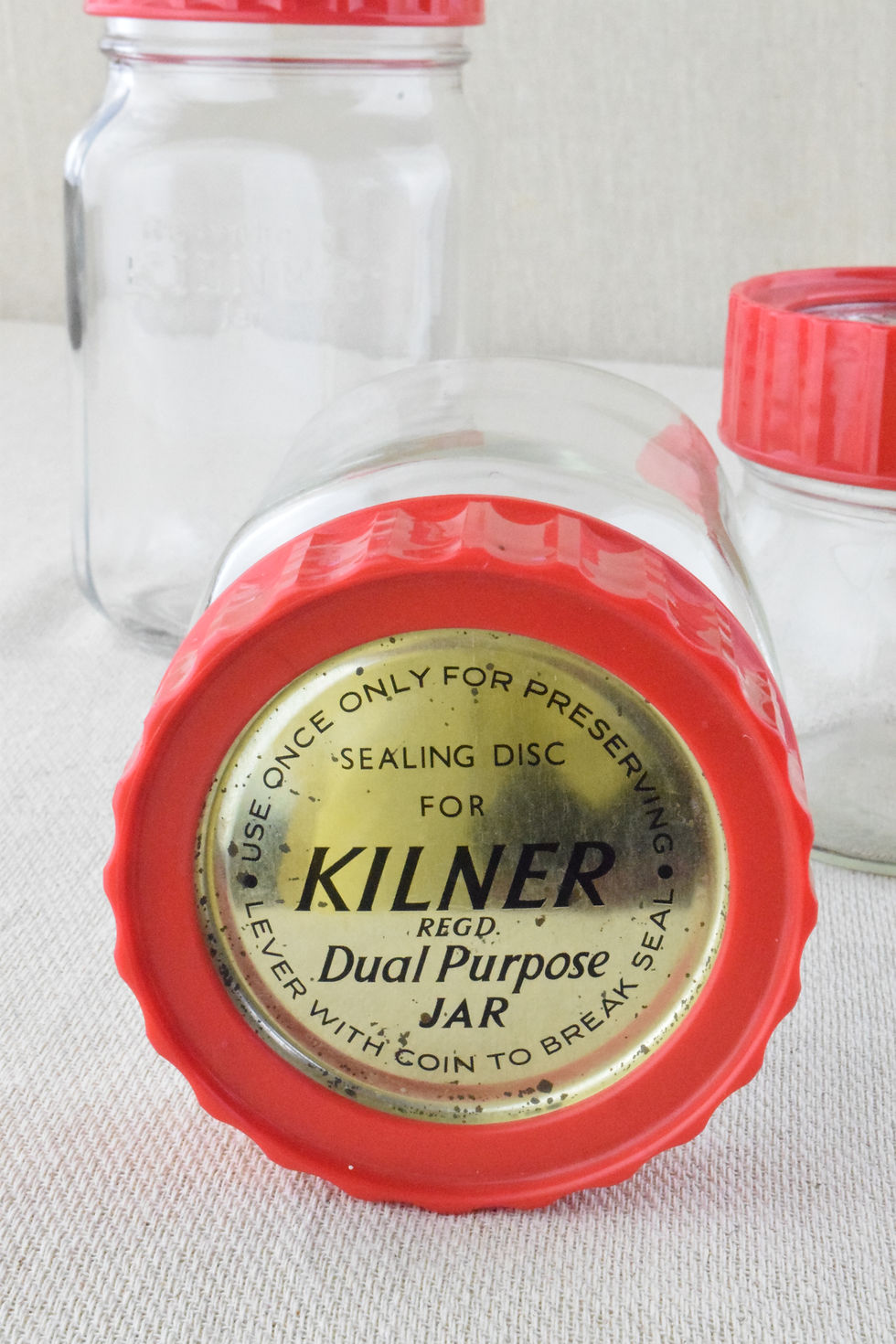 Thumbnail: Set of Three Kilner Jars