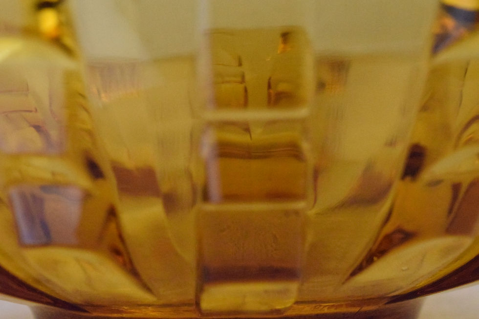 Thumbnail: Art Deco Amber Bowl