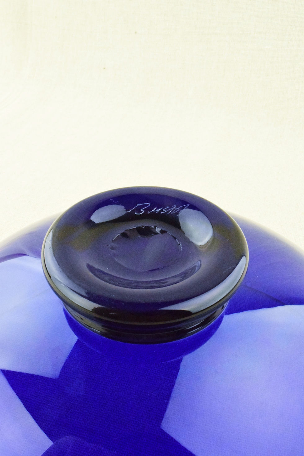 Thumbnail: Bristol Blue Glass Bowl