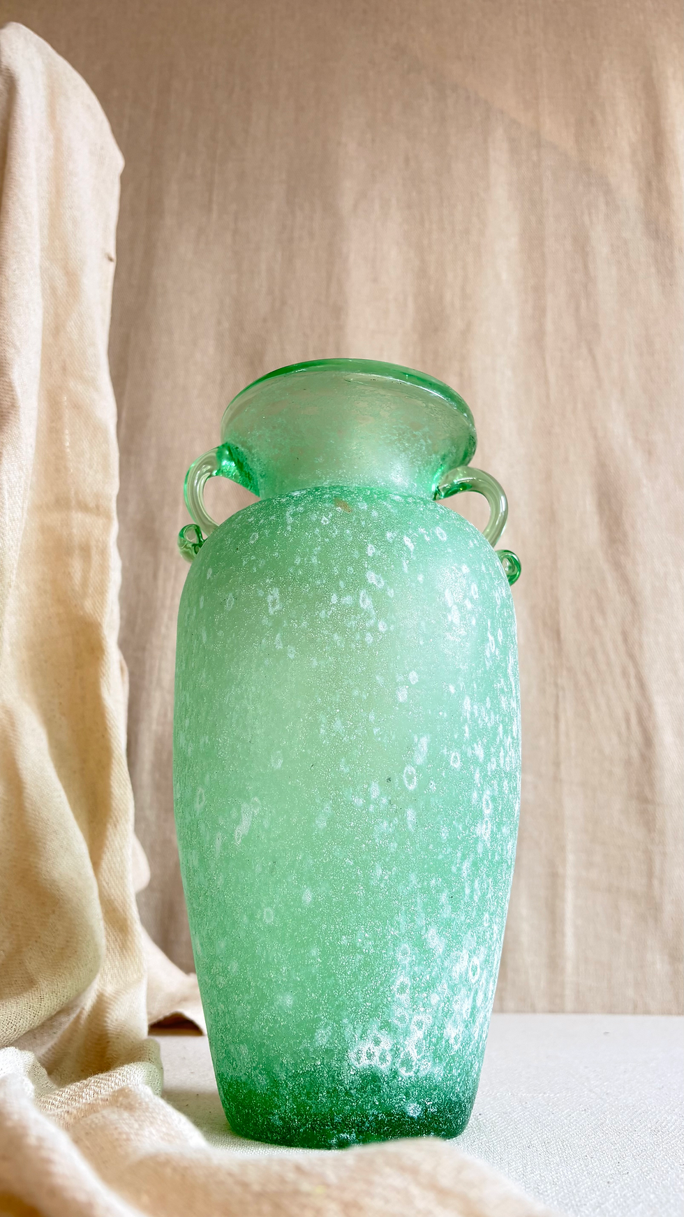 Thumbnail: Seguso Vertri d'Arte Scavo Vase