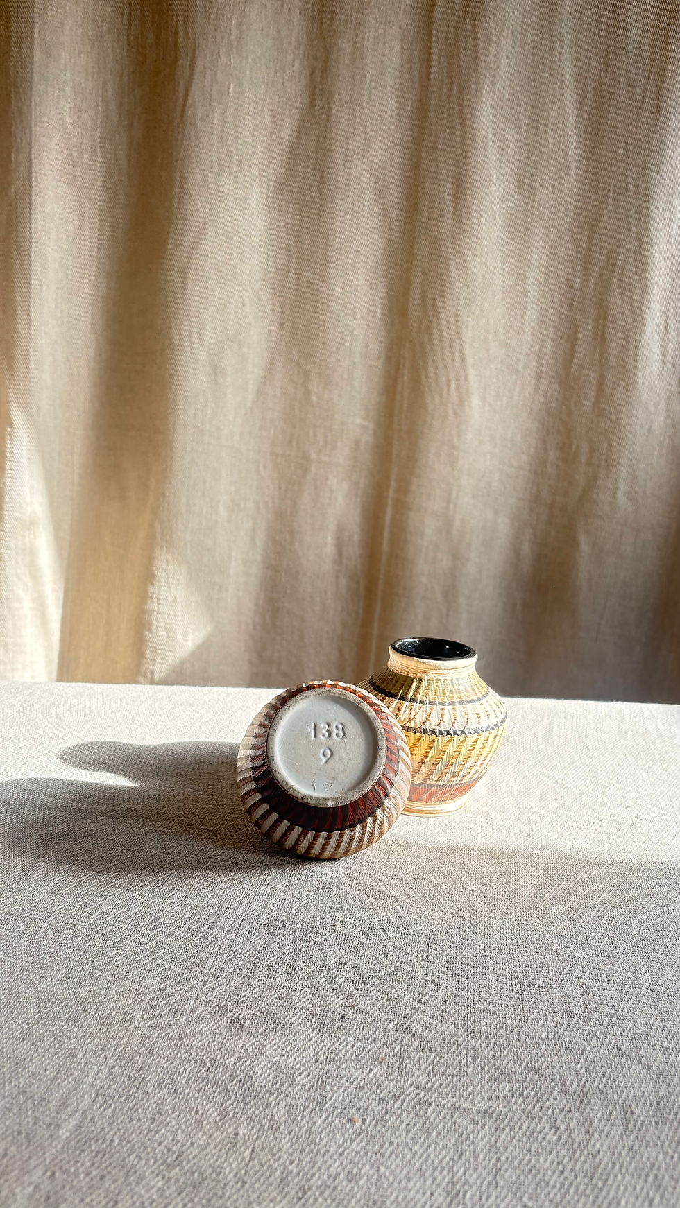 Thumbnail: Pair of West German Vases by Dumler & Breiden