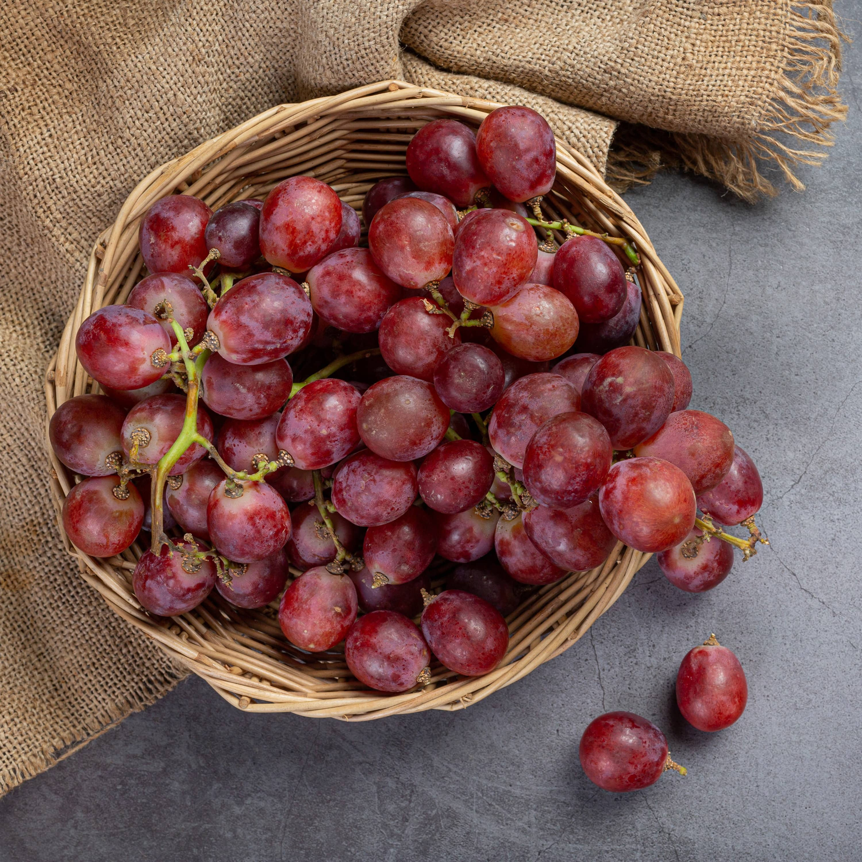 Red globe grapes