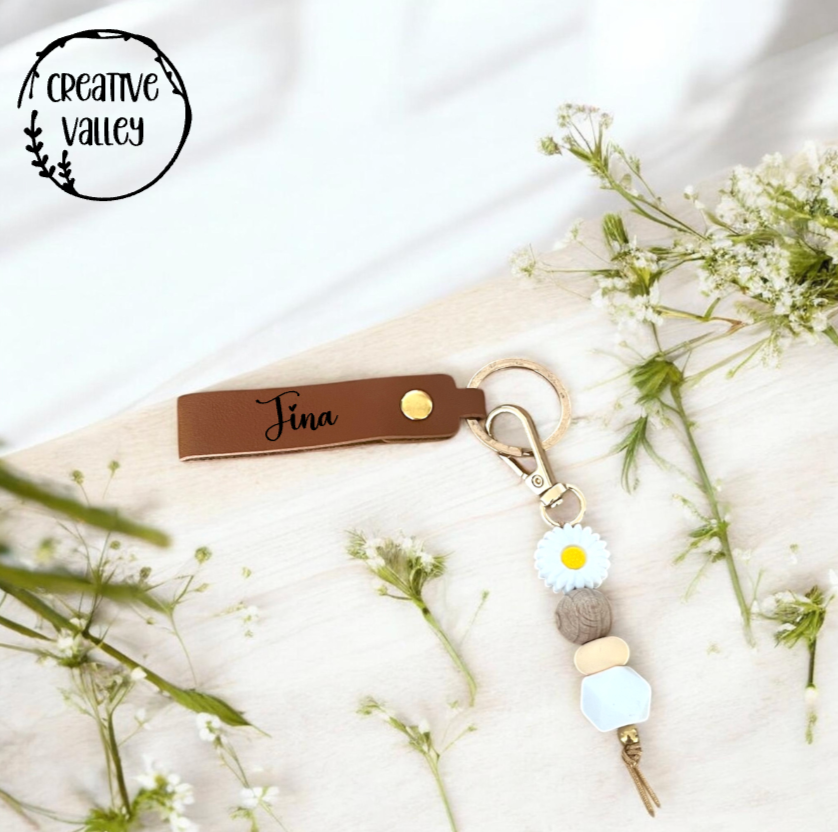 Thumbnail: Custom Flower Silicone Keychains