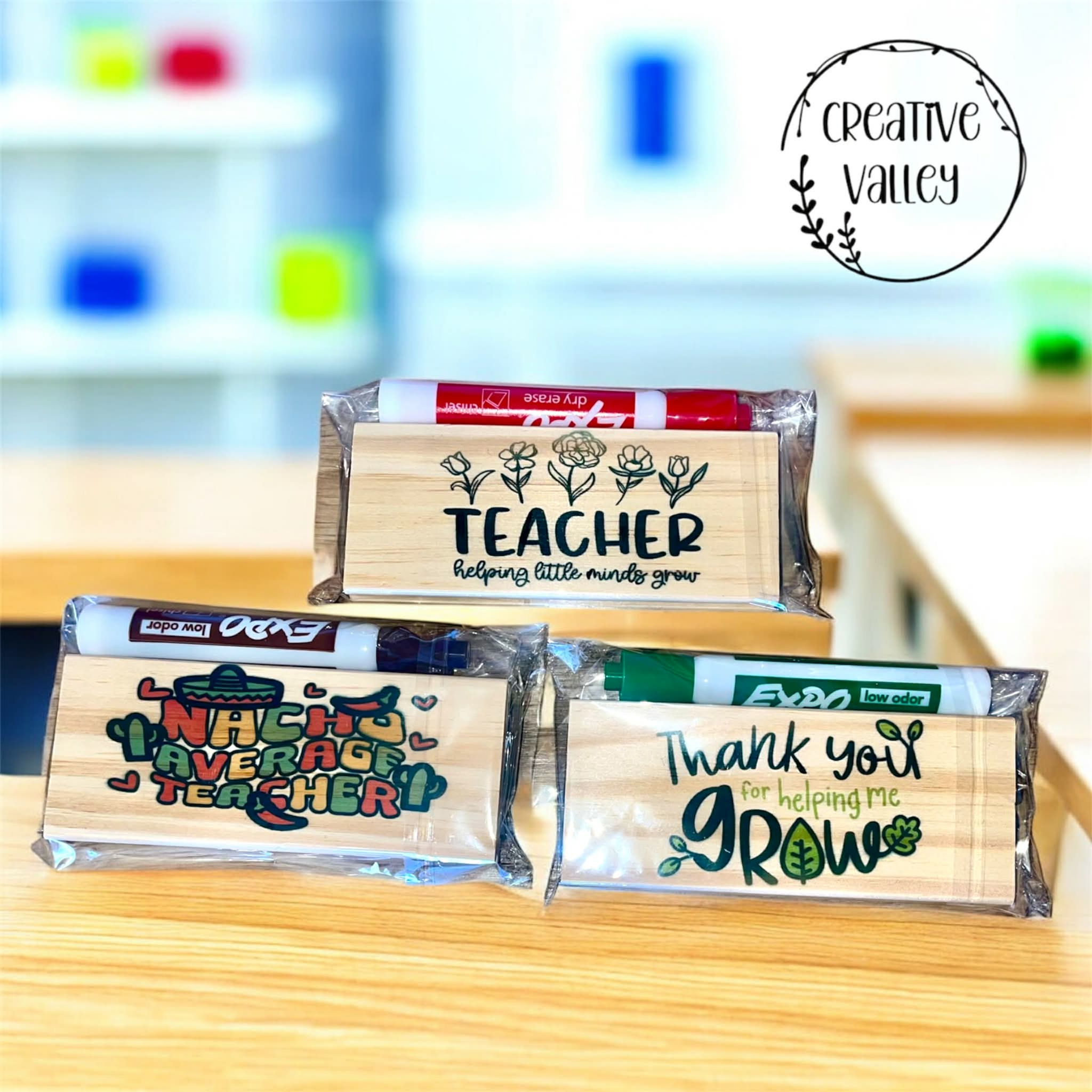 Teacher Whiteboard/Chalkboard Erasers (Not Personalize)