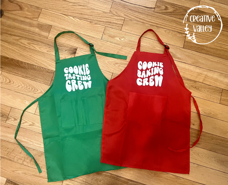 Sibling Matching Cookie Baking Aprons