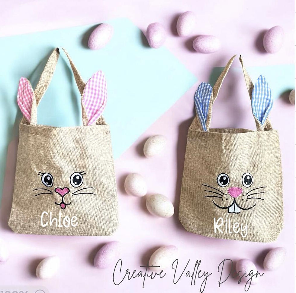 Personalized Child Easter Bags