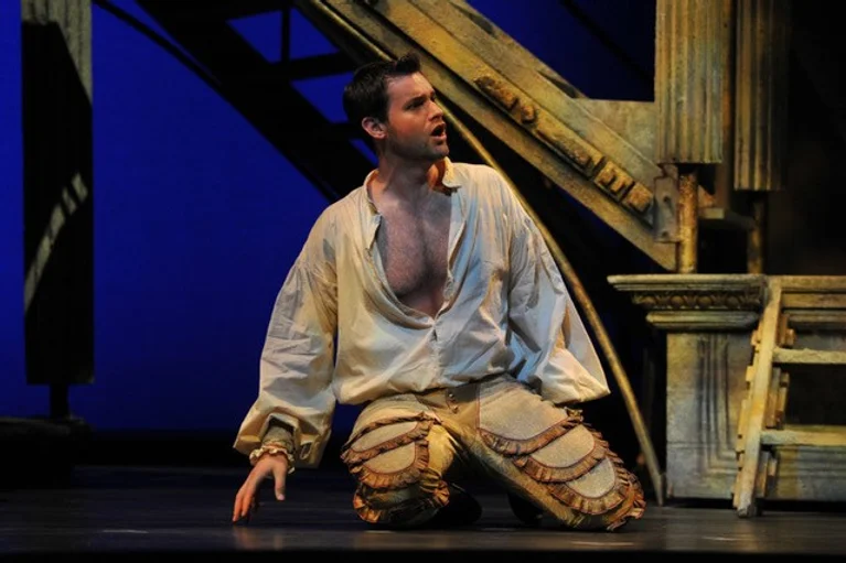 Countertenor Randall Scotting as 'Julius Caesar.' Photo by Ellen Appel.
