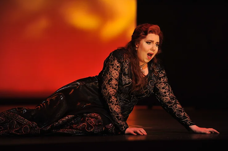 Soprano Marjorie Owens as Leonora in FWO's 2012 production of 'Il Trovatore'; photo by Ellen Appel.