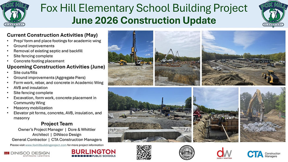 June 2026 Construction Update
