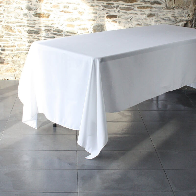 Miniature : Nappe Rectangulaire Blanche 150x300cm