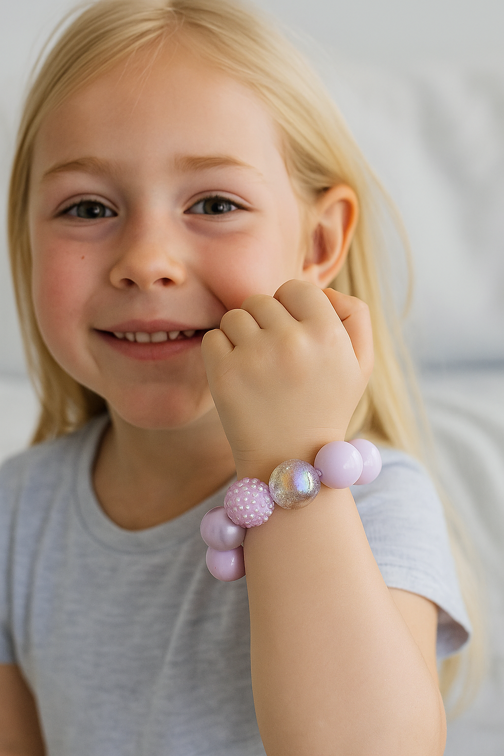 Thumbnail: Glass purple beads