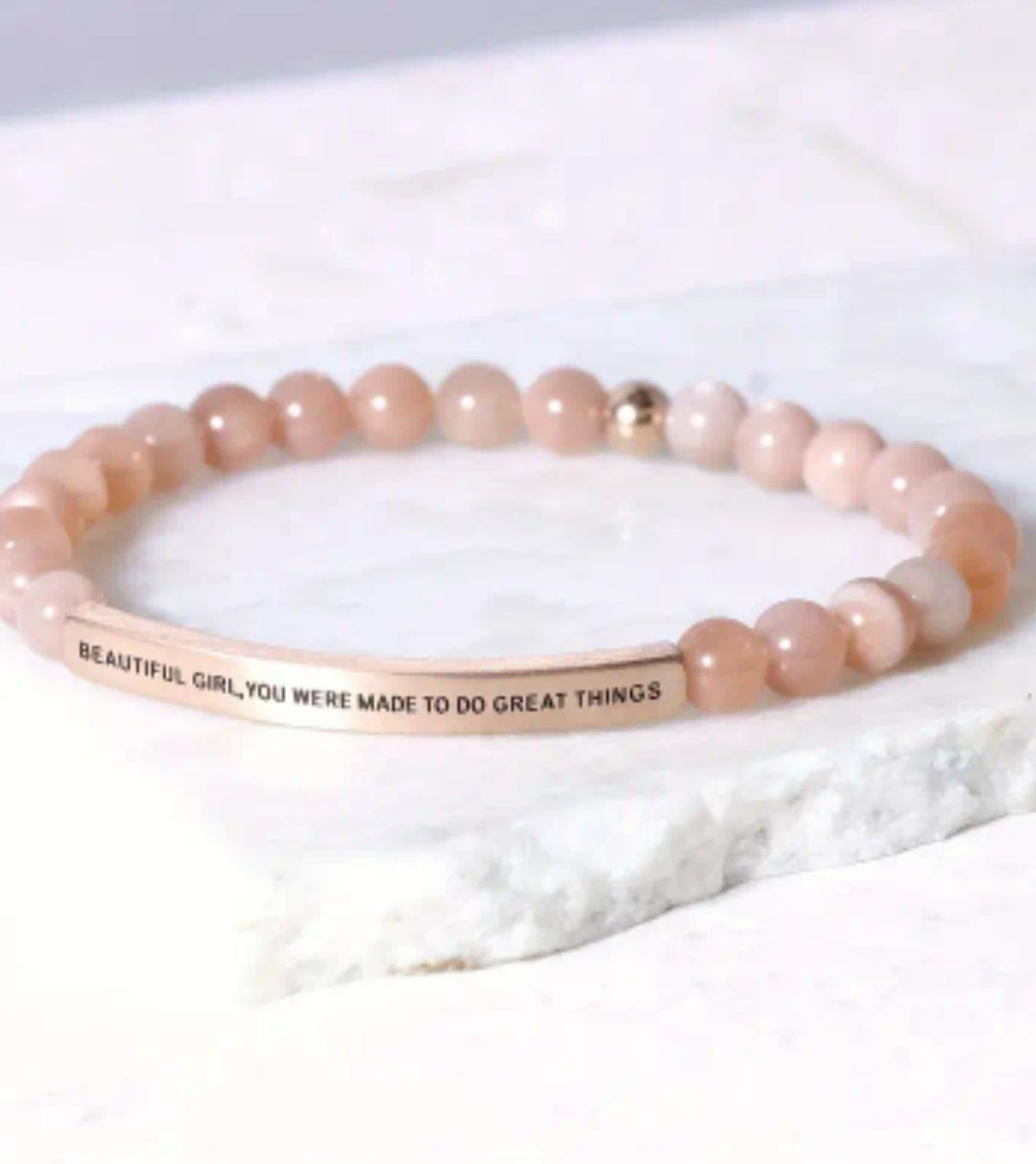 Natural Stone Beaded Bracelet 