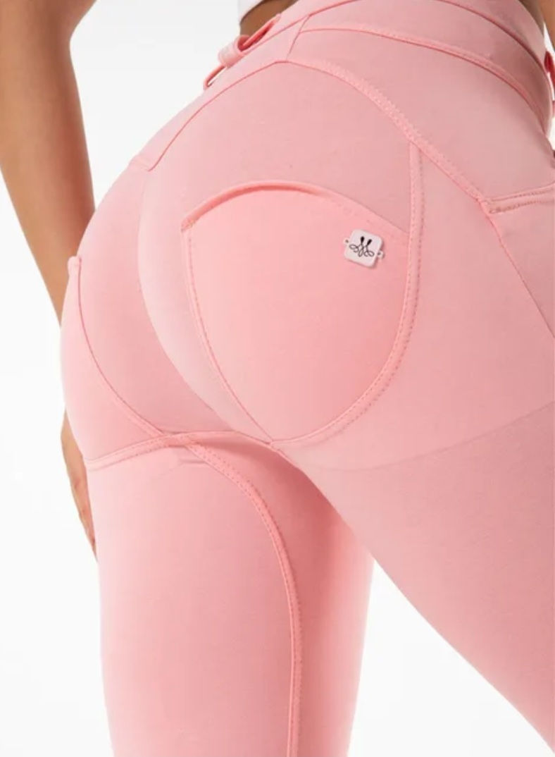 Thumbnail: Baby pink cotton butt shaping pants