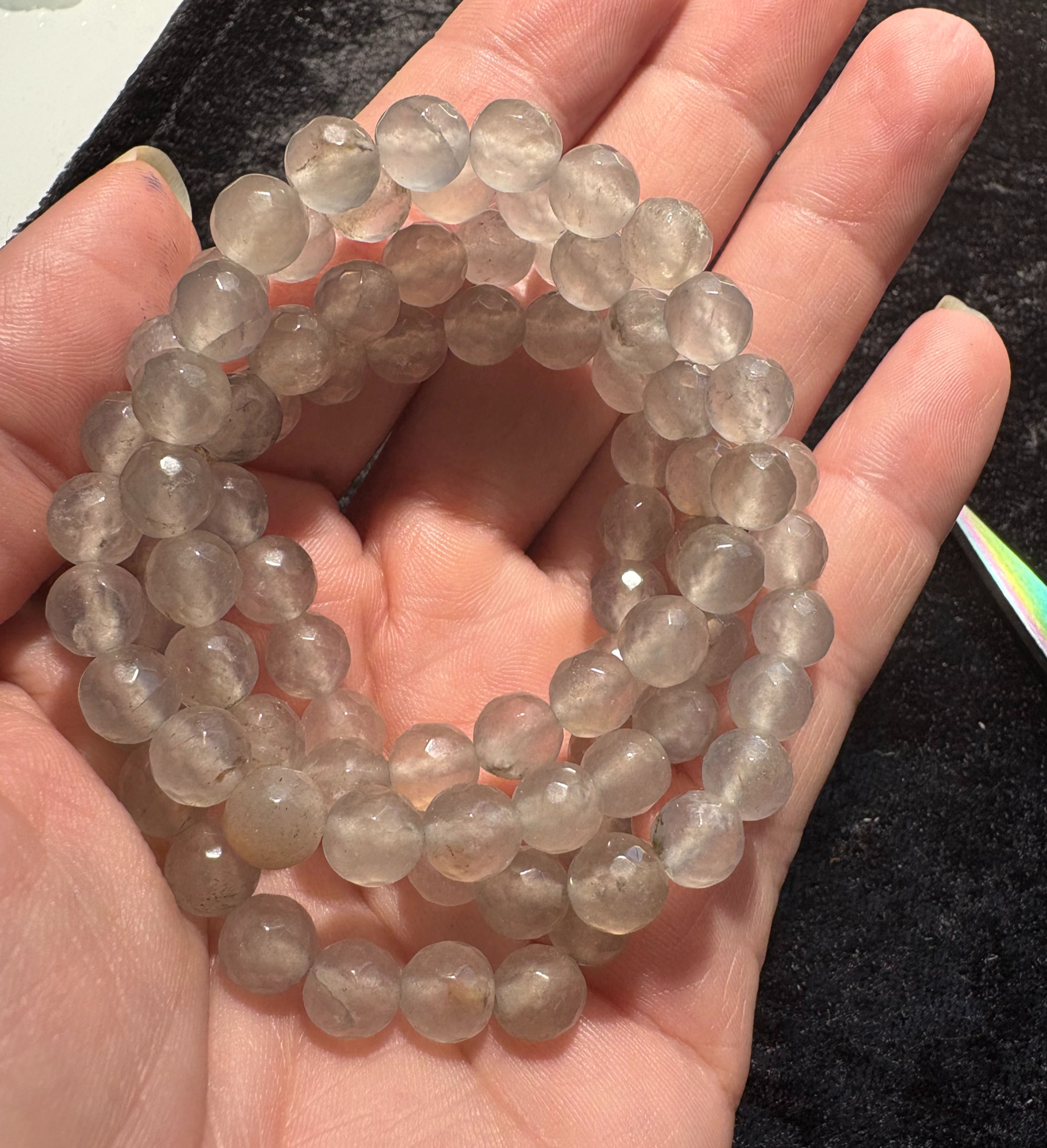 Smoky Quartz Faceted Bracelet