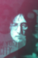 'Lennon Tribute in teal'