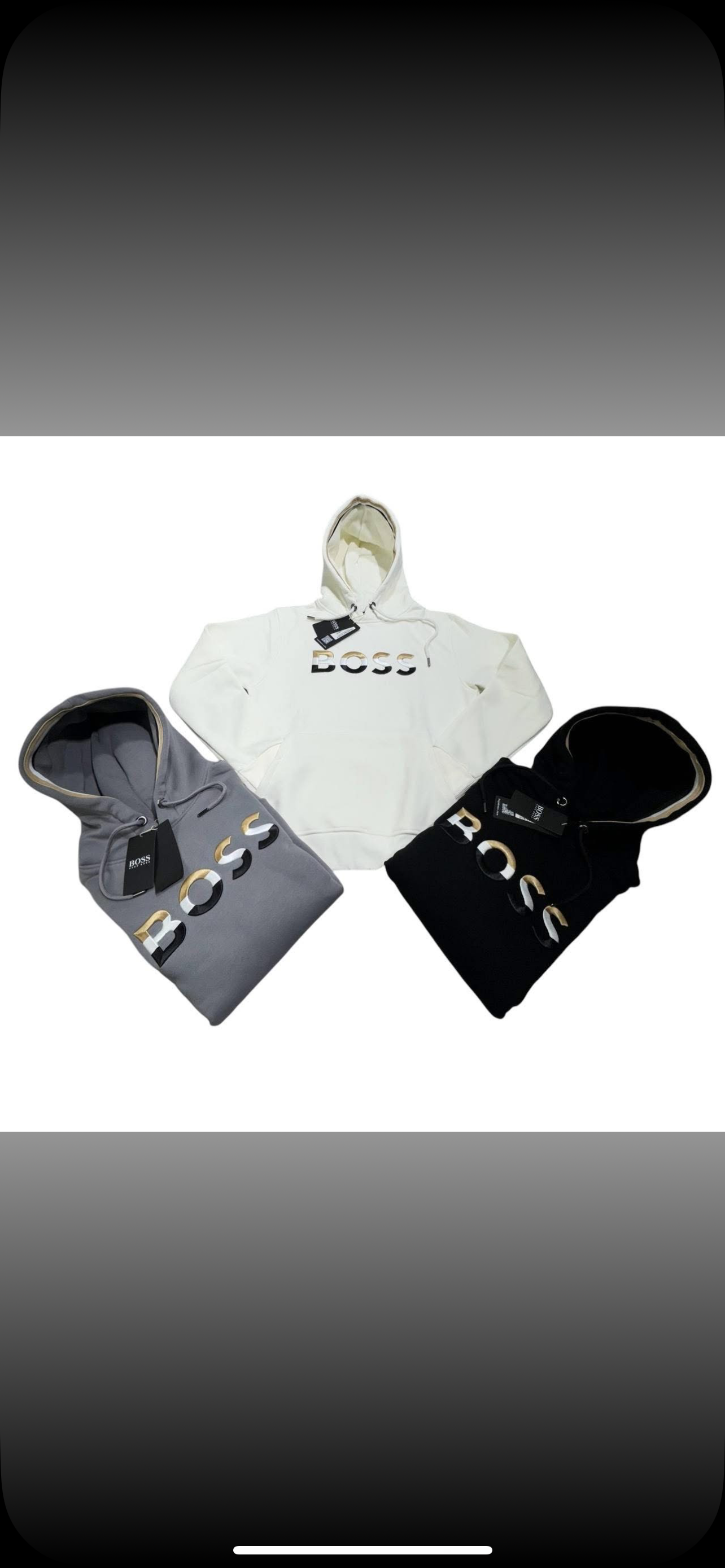 AVERAGE QUALITY HUGO BOSS HOODIE 