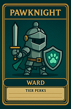 PawKnights Ward-card - lost pet app