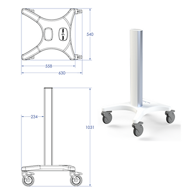 Center Mounted Column