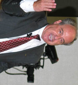 Norm Bossio assured parents that worrying about their children was normal. "That's what you're supposed to do!" he said. - Bee Photo, Lytwyn