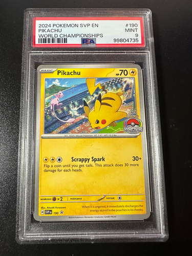 Pikachu World Championships #190 PSA 9 | PokeOKC