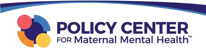 Maternal Mental Health Policy Center logo supporting advocacy and policy