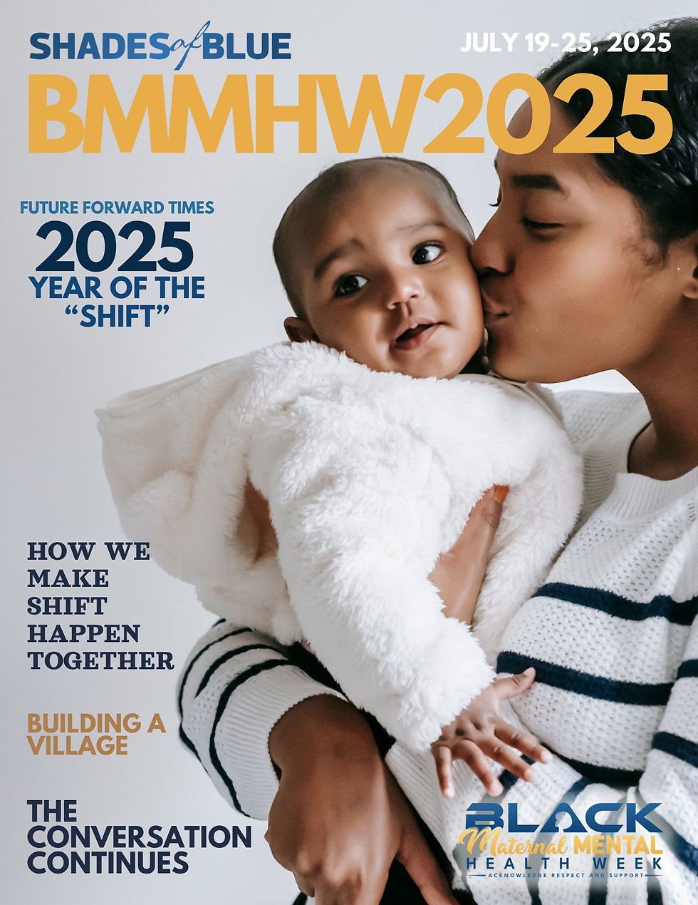 QR code for Black Maternal Mental Health Week resources and information