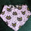 Thumbnail: Skulls & purple cats bandana 