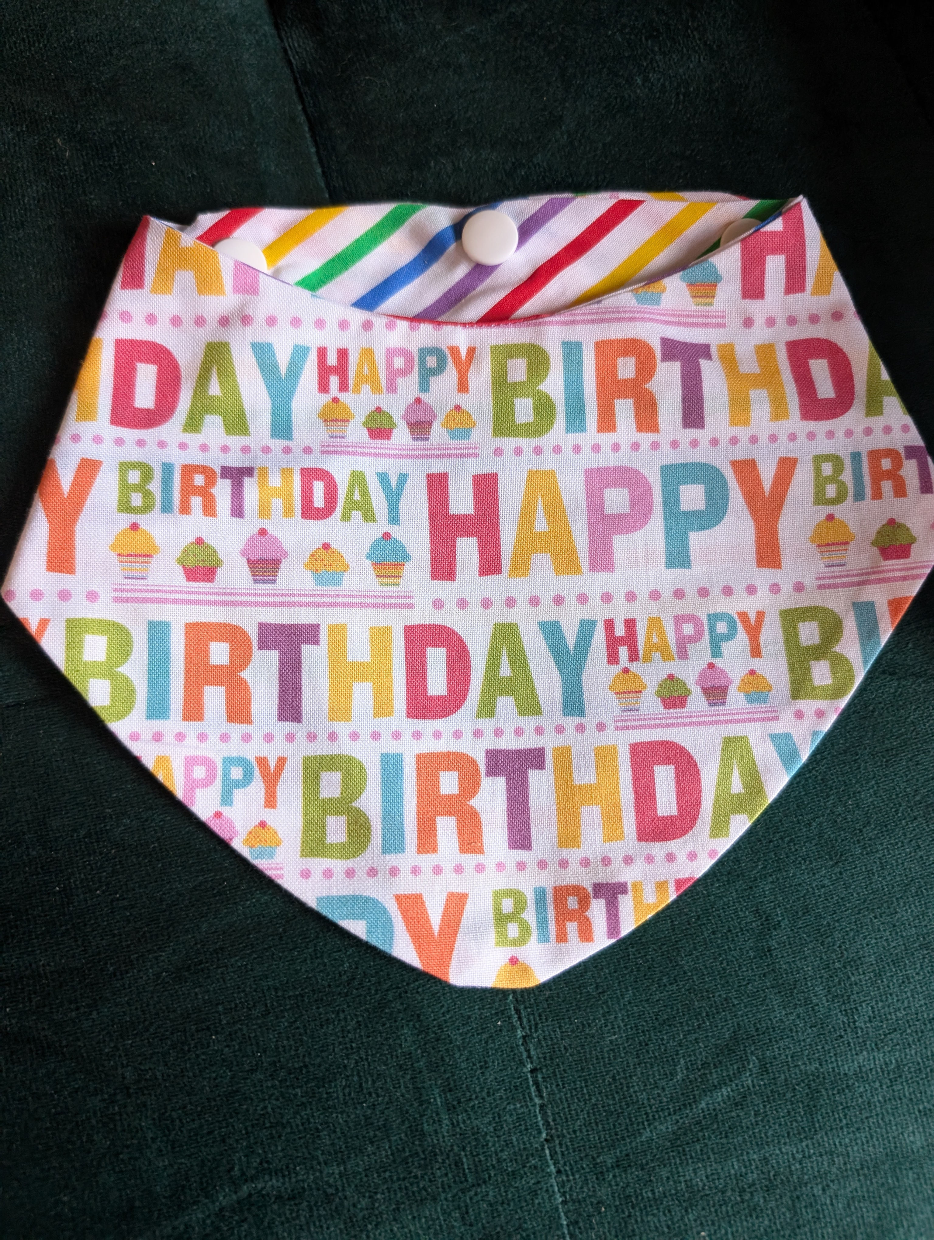 Happy birthday bandana 