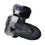 Thumbnail: Ladies Sheepskin Mitten with a Rex Rabbit Cuff in Black/Frost