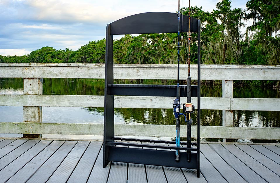 Fishing rod display rack Clearance