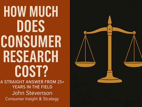 How Much Does Consumer Research Cost?