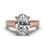 Thumbnail: 14K Solid Gold Lab Grown Diamond Engagement Ring Solitaire Design