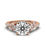 Thumbnail: 14K Rose Gold Solitaire Lab Grown Diamond Ring