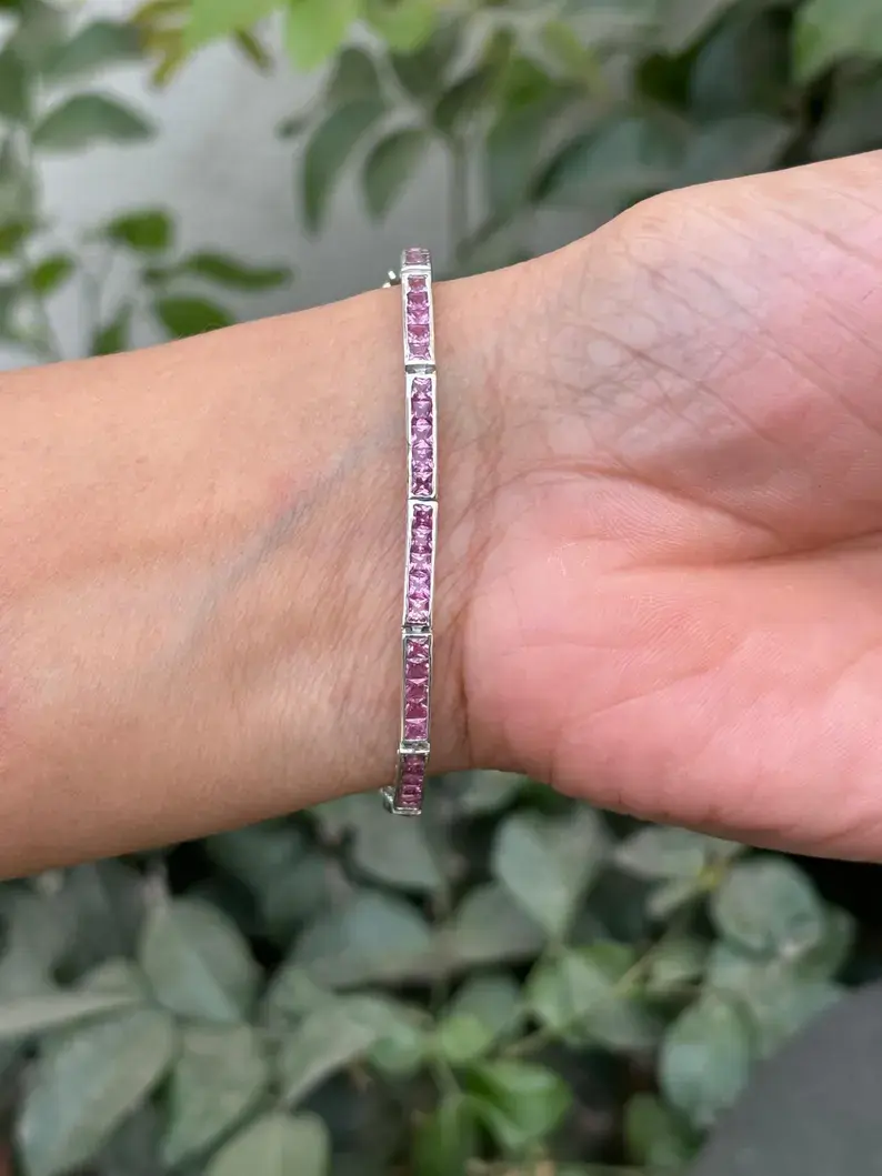 Sapphire Tennis Bracelet