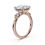 Thumbnail: 18K Rose Gold Solitaire Lab Grown Diamond Ring