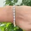 Thumbnail: 18K Solid Gold Rainbow Moonstone Tennis Bracelet