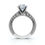 Thumbnail: White Gold Solitaire Lab Grown Diamond Engagement Ring