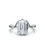 Thumbnail: 18K White Gold 2ct Solitaire Lab Grown Diamond Engagement Ring